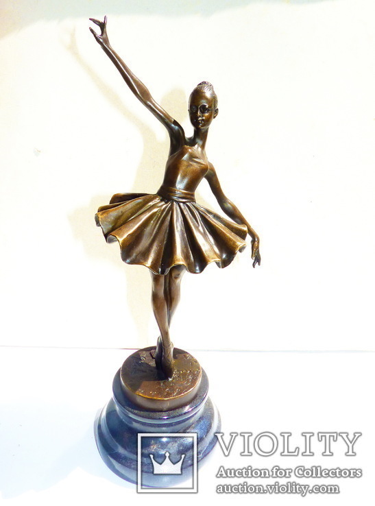 Статуэтка скульптура бронза балерина - 31,5 см, фото №2
