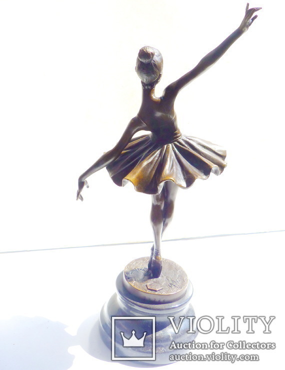 Статуэтка скульптура бронза балерина - 31,5 см, фото №3