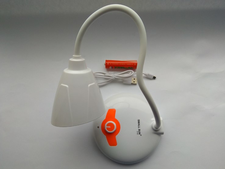 Светодиодная настольная аккумуляторная LED лампа Small Sun ZY-E2 USB, photo number 9