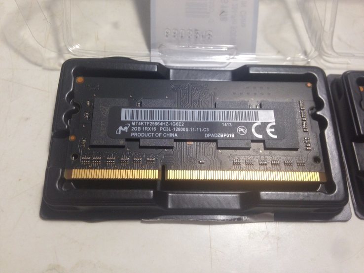 Оперативная память на Mac/или ноутбук SODIMM DDR3L, 1600MHz, 2GB, фото №4