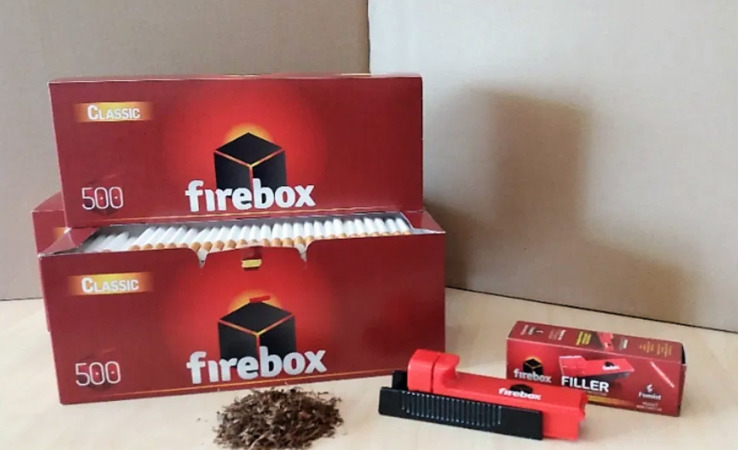Машинка и гильзы для изготовления сигарет Firebox, фото №2