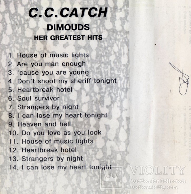 C.C. Catch (Diamonds. Her Greatest Hits) 1988. (MC). Кассета. Super Music. Poland., фото №7