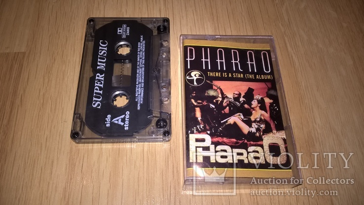 Pharao ‎ (There Is A Star. The Album) 1994. (MC). Кассета. Breston Studio. Белоруссия, фото №2