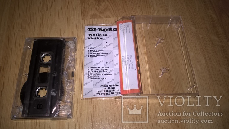 DJ BoBo (World In Motion) 1996. (MC). Кассета. Megaton. Ukraine. Techno., фото №3