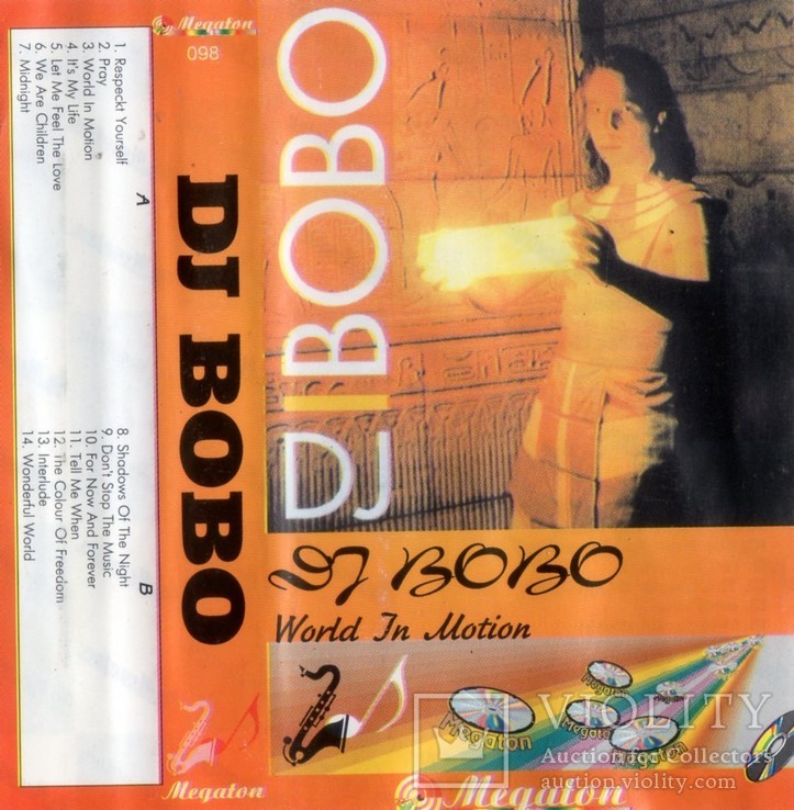DJ BoBo (World In Motion) 1996. (MC). Кассета. Megaton. Ukraine. Techno., фото №6