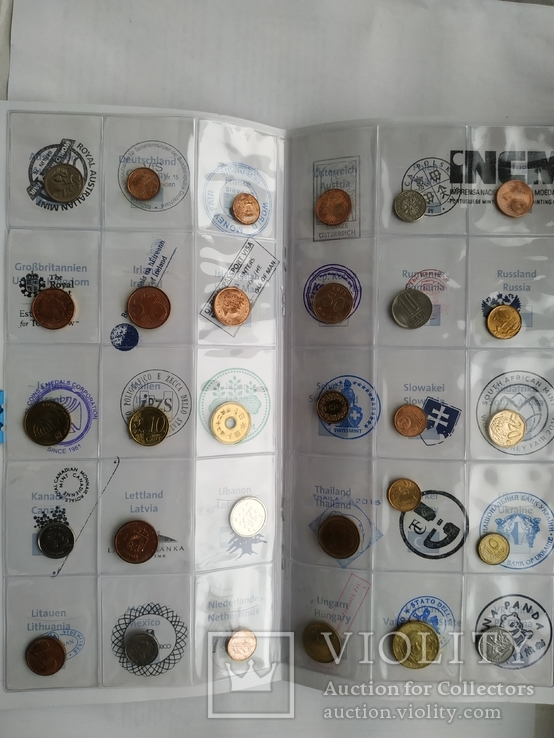 Паспорт Всемирной ярмарки денег Берлин 5 - 7 февраля 2016 года с монетами 30 стран мира, фото №2