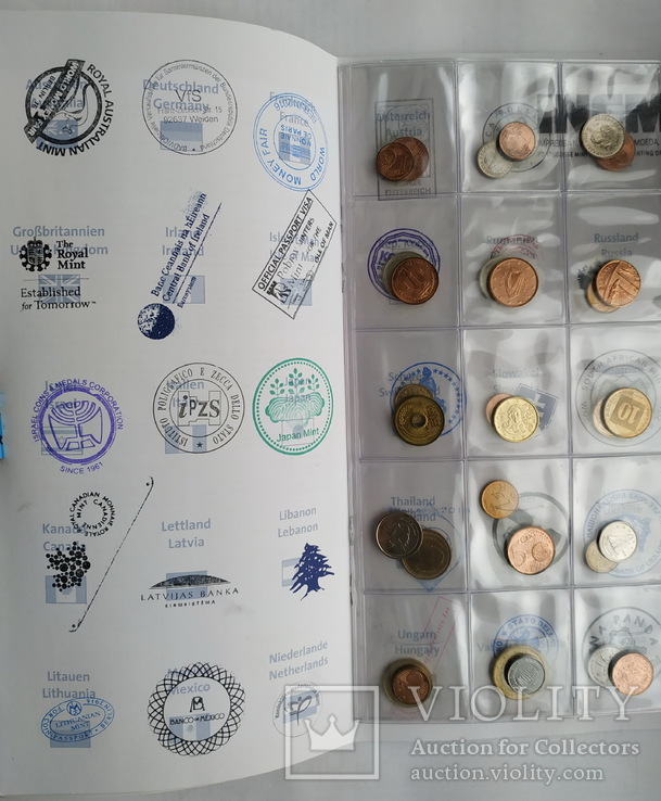 Паспорт Всемирной ярмарки денег Берлин 5 - 7 февраля 2016 года с монетами 30 стран мира, фото №5