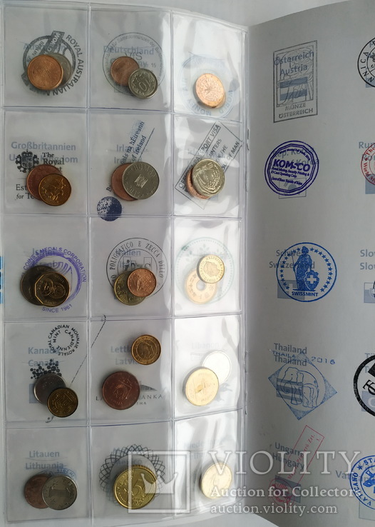 Паспорт Всемирной ярмарки денег Берлин 5 - 7 февраля 2016 года с монетами 30 стран мира, фото №8