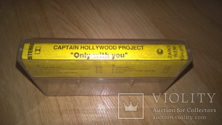 Captain Hollywood Project ‎(Only With You) 1993. (МС). Кассета. Gold Hit. Poland. Techno, фото №4