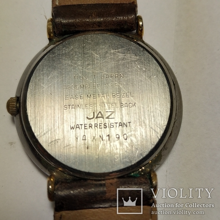 Витажные наручные часы ‘‘Jaz’’ France (quartz, water resistant), фото №3