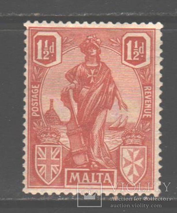 Брит колонии. Мальта. 1923. Мелита, 1 1/2 п. *.