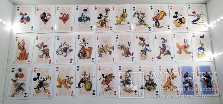 Карты игральные Disney - дисней 54 карты, 90 - их годов, фото №3