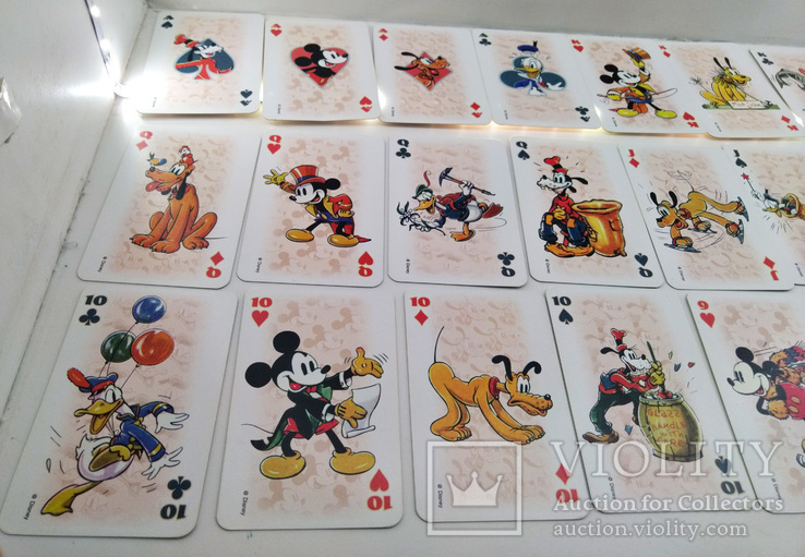 Карты игральные Disney - дисней 54 карты, 90 - их годов, фото №4