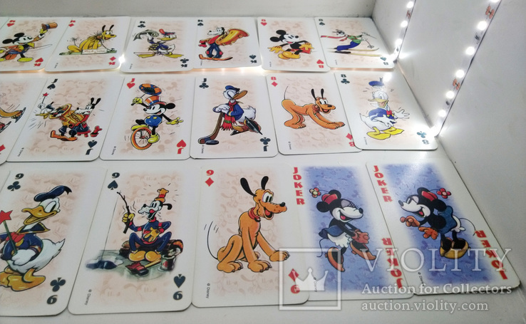 Карты игральные Disney - дисней 54 карты, 90 - их годов, фото №6