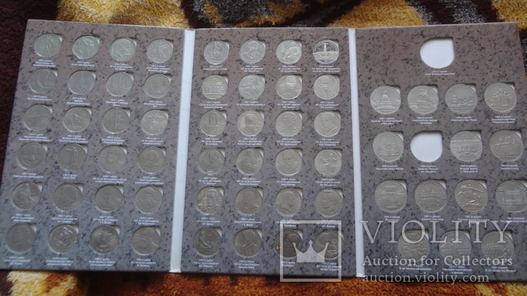 62 оригинальные юбилейные и памятные монет СССР в альбоме, фото №2