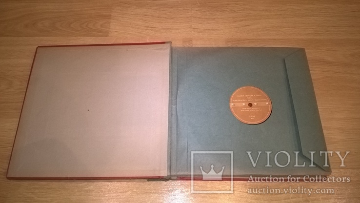 Альбом с пластинками Шеллак (Гаммофон, Патефон) 1961-62. Фирменные. NM/EX, фото №4