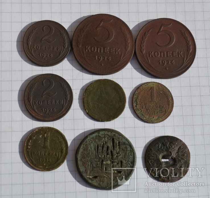 Разные монеты.