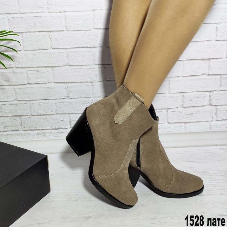 Демисезонные женские ботинки 1528 лате, фото №3