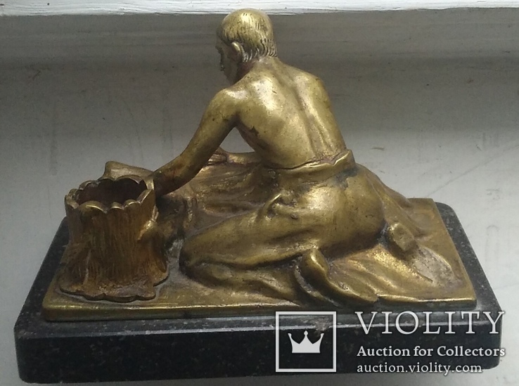 Старинный бронзовый набор. ADOLF POHL (Адольф Поль ) 1872 - 1938 гг. Австрия., фото №13