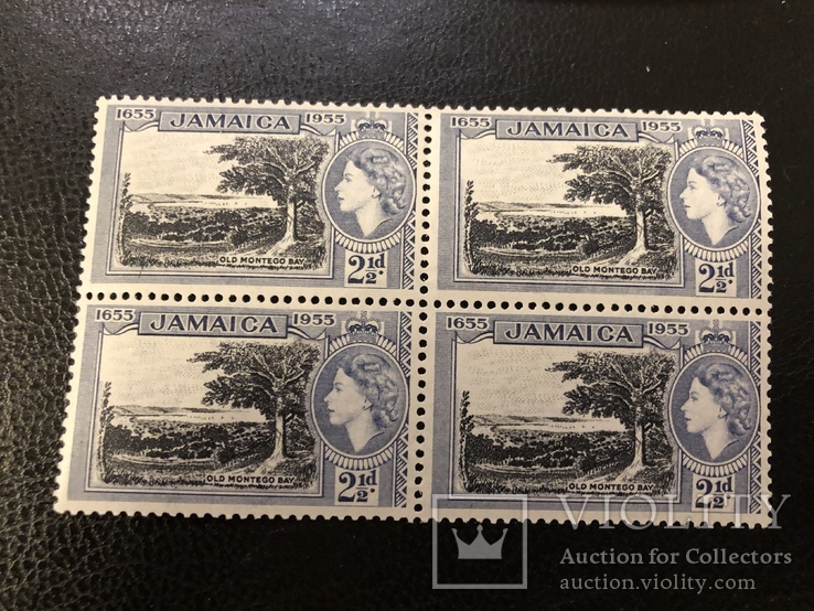 Ямайка . Колония Великобритании. Сцепки марок., фото №7