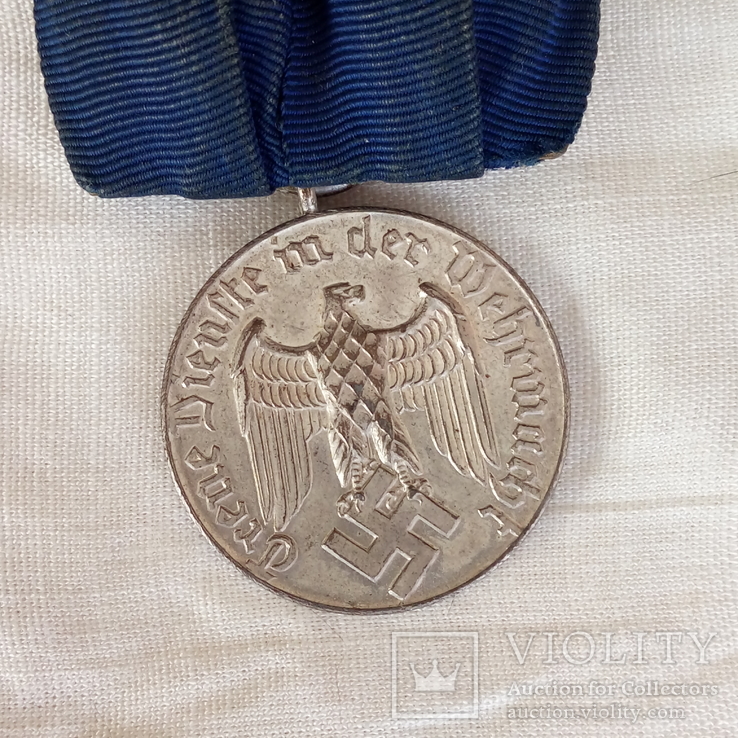 Медаль «За выслугу лет в Вермахте»., фото №6