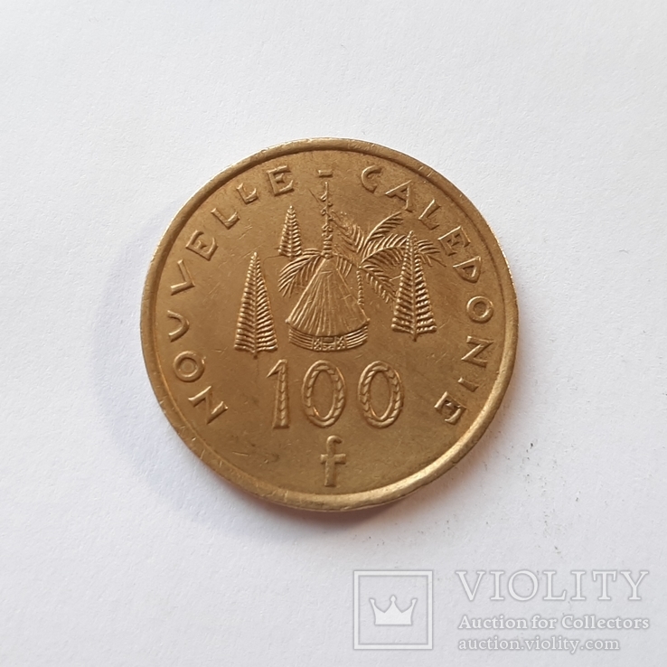 100 франков 2009 года. Новая Каледония