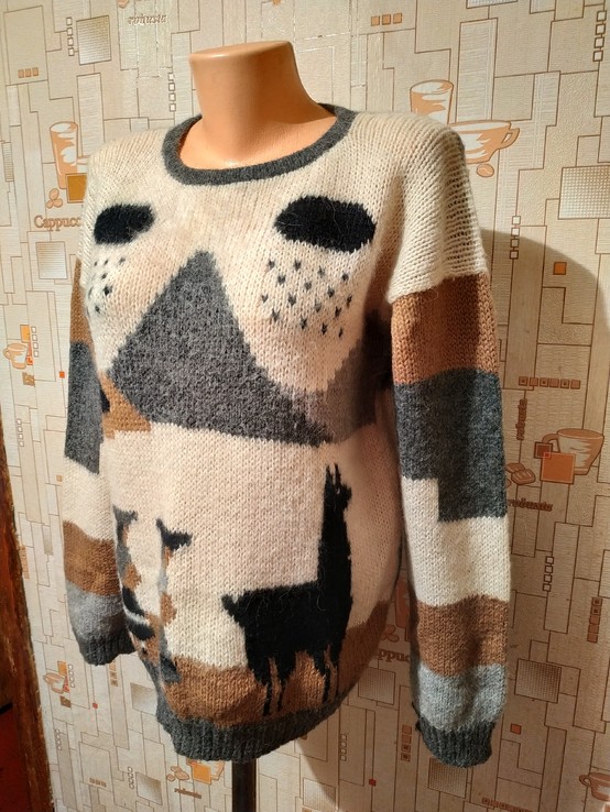 Теплый зимний перуанский свитер BERAMA TRADING Перу шерсть р-р 38-40, photo number 3