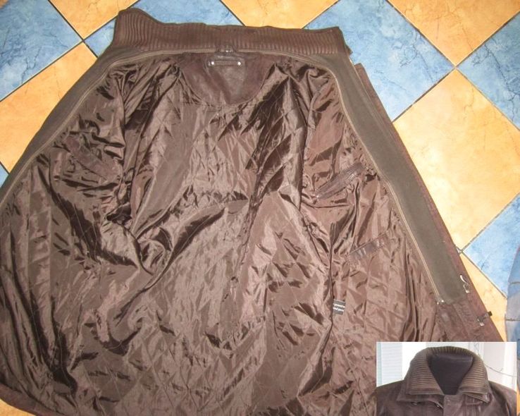 Большая кожаная мужская куртка. Германия. Лот 768, фото №5