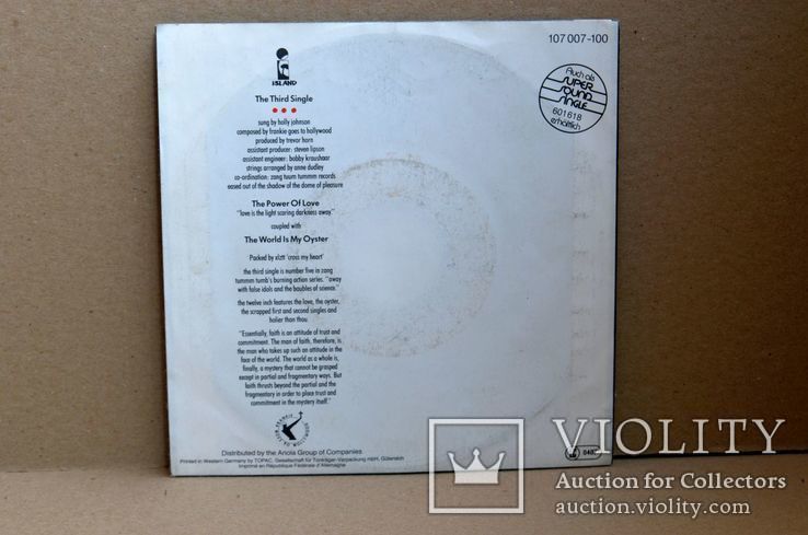 FRANKIE GOES TO HOLLYWOOD Power of Love 45RPM, фото №3