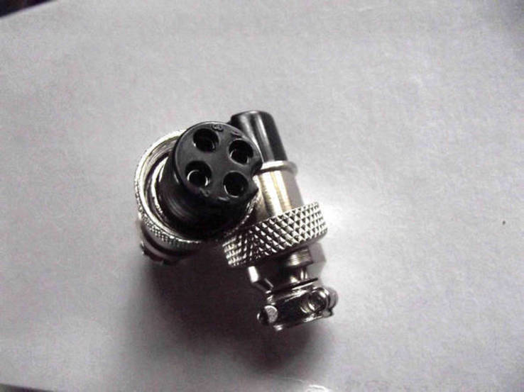 Штекер для катушки металлоискателя на 4 pin. (1 шт.)