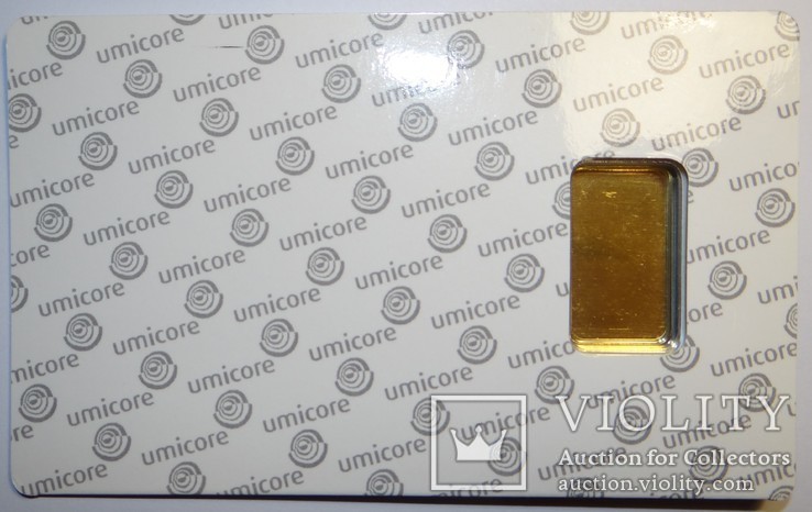 Золотой слиток 10 грамм 999,9 Umicore, фото №4