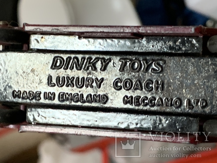 Dinky Toys № 281 Роскошный туристический автобус Maroon / Silver Flash Очень редкий., photo number 8