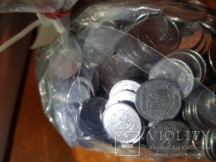 2 копейки в банковском пакете Приватбанк 1000 монет, фото №7