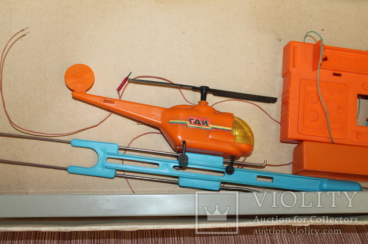 Вертолет электромеханический,детская игрушка СССР, фото №7