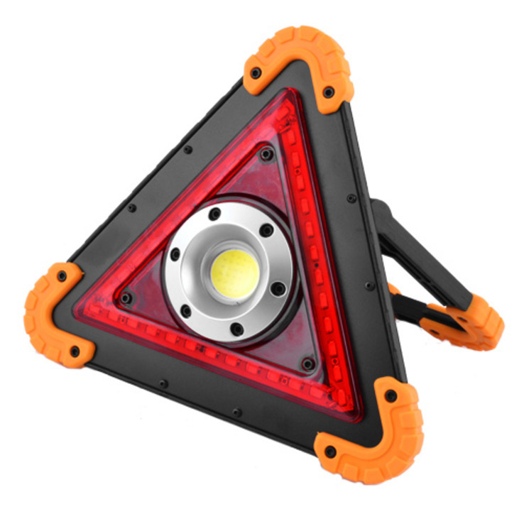Прожектор светодиодный W837-COB+35SMD RED Аварийный знак+павер банк, фото №4