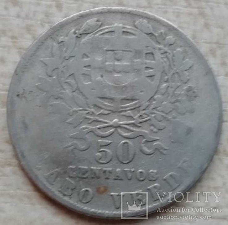 Кабо-Верде 50 сентаво, 1930 г., фото №2