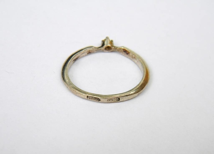 Серебряное Кольцо, СЕРЕБРО 925 пробы, 17,5 размер, фото №4