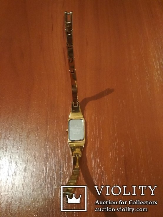 Фирменные позолоченные часы "Romanson" 23 карата  Швейцария (кварц) RM 9188L (za)., фото №10