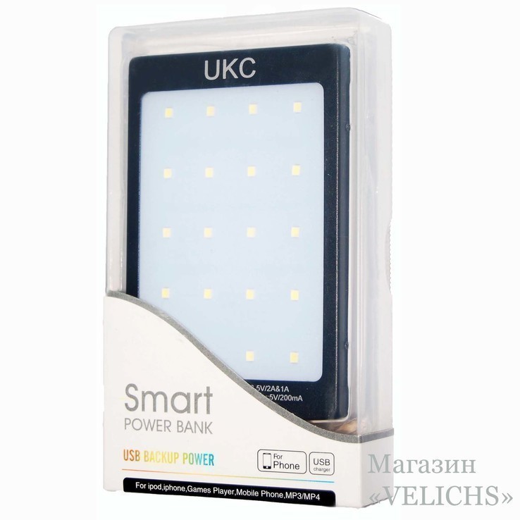 Power Bank UKC солнечная батарея LED панель 2 USB, photo number 13