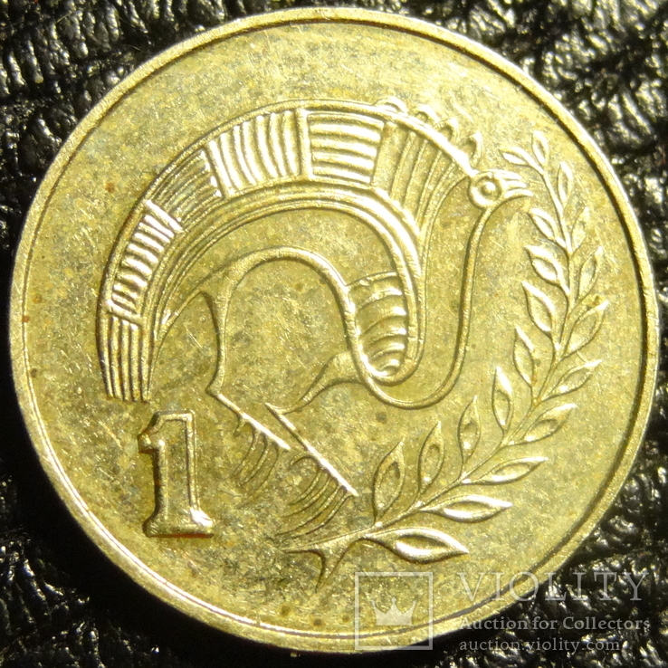 1 цент 2004 Кіпр, фото №2