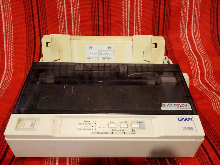 Принтер матричный А4 Epson LX-300 Отличный, фото №2