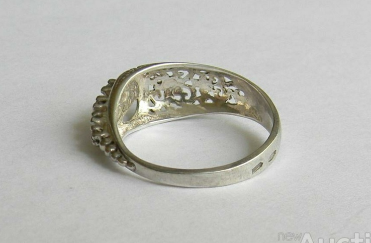 Серебряное Кольцо, СЕРЕБРО 925 пробы, 19 размер, фото №6