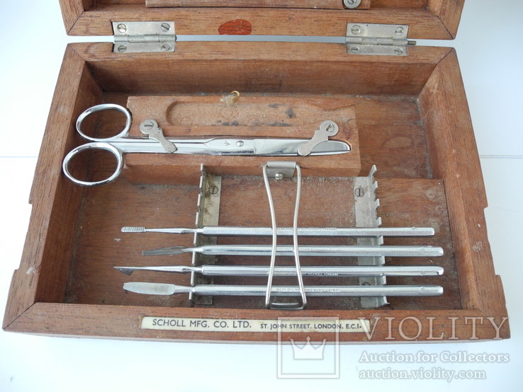 Набор Стоматолога Chiropody Instruments London 1940 г, фото №5