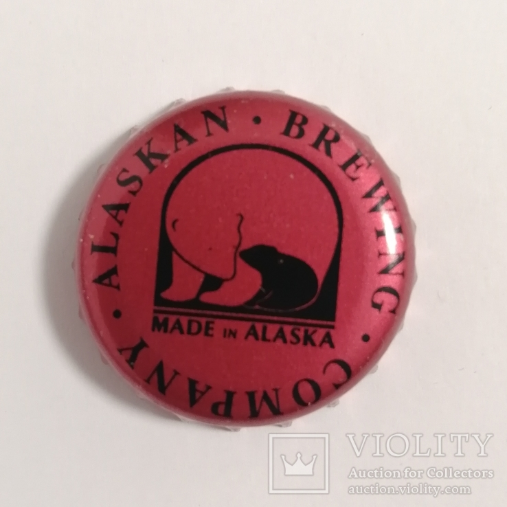 ALASKAN BREWING COMPANY. Аляска США. Пивная крышка., фото №2