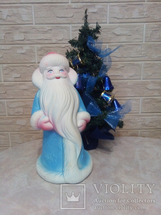Дед Мороз и Снегурочка,  снеговик, коллекция из резины, фото №7