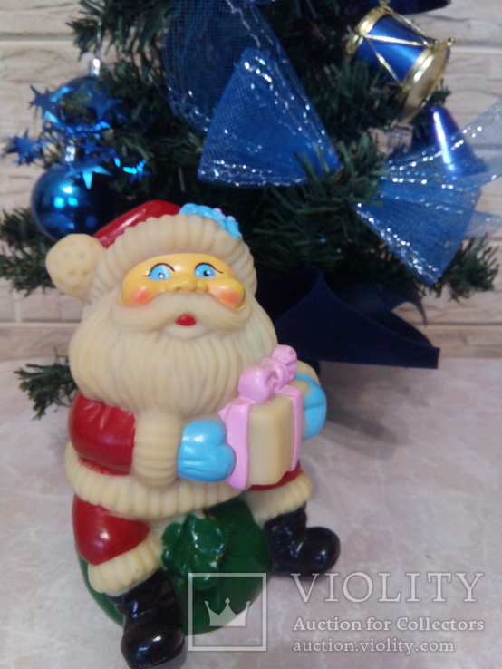 Дед Мороз и Снегурочка,  снеговик, коллекция из резины, фото №13