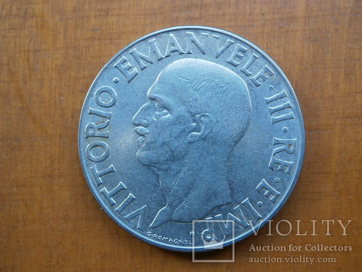 Италия 1 лира, 1940, не магнетик, фото №3
