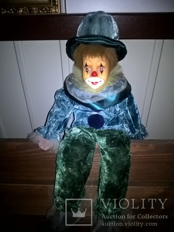 Клоун с керамическим личиком в коллекцию, фото №4
