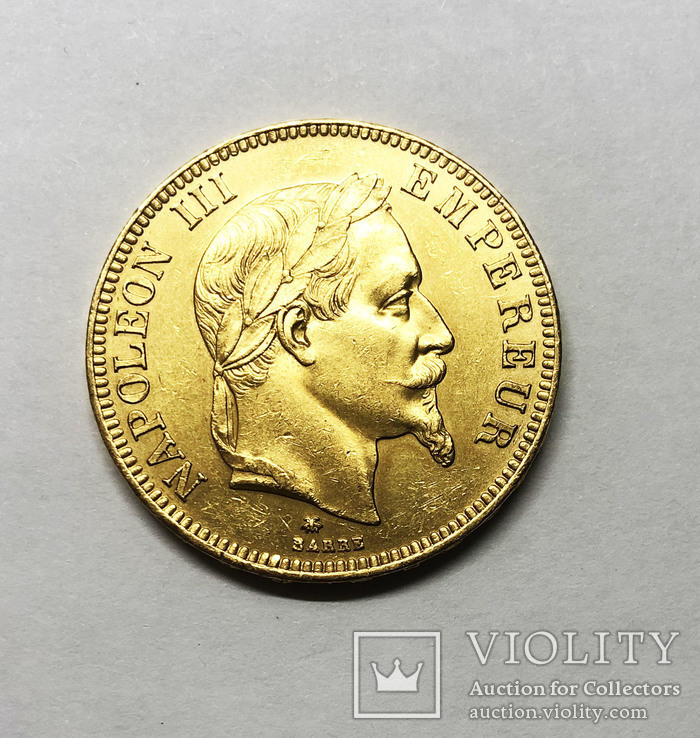 100 франков 1864 года., фото №3