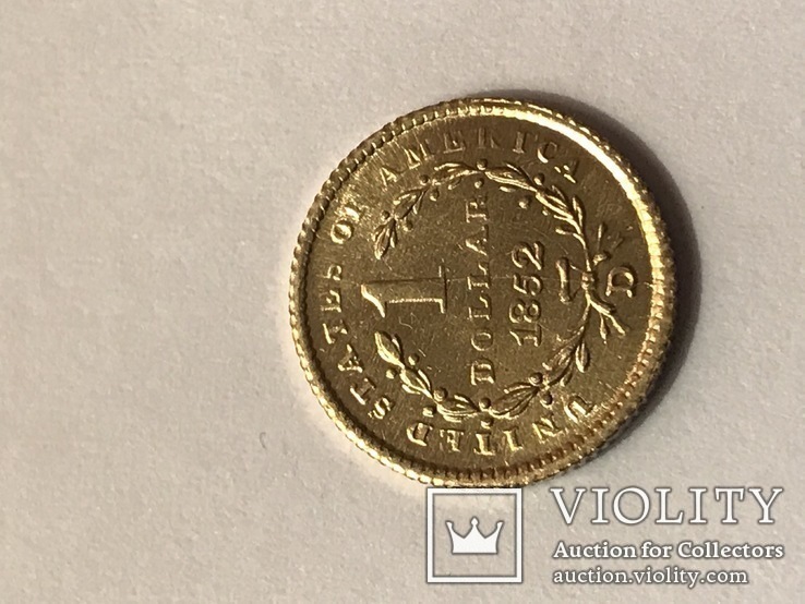 1 доллар США 1852 год копия, фото №4